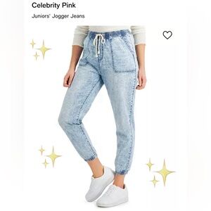 Celebrity Pink Juniors' EPISODE ONE Jogger Jeans Size Large ✨EUC✨